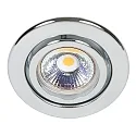 Recessed spot DOWNLIGHT C 3840, Ø 7cm, swiveling, chrome
