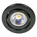 Recessed spot DOWNLIGHT C 3840, Ø 7cm, swiveling, black