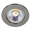 Recessed spot DOWNLIGHT C 3860, Ø 5.5cm, fixed optics, black chrome
