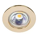 Recessed spot DOWNLIGHT C 3860, Ø 5.5cm, fixed optics, 24 carat gold-plated