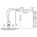 nobilé Accessories for D 3830 / C 3830 / C 1830 - low-voltage spacer
