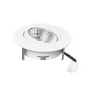 nobilé downlight 5068 ECO FLAT SCCT 38° DIM C round, swivelling, CCT Switch IP40, white matt dimmable
