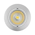 recessed downlight ECO FLAT 5068R DIM / 38° round, CCT Switch, dimmable IP40, chrome matt dimmable