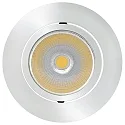 Recessed LED spot 5068 ECO FLAT, round, 350mA, 8W 4000K 750lm 24°, CRi>90, dimmable, chrome