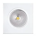 downlight 5068Q ECO FLAT SCCT 38° DIM C square, swivelling, CCT Switch IP40, white matt dimmable