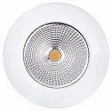 Recessed LED spot 5068 ECO FLAT, IP44, round, 350mA, 8W 3000K 700lm 24°, CRi>90, dimmable, matt white