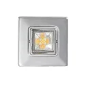downlight A 5068 T FLAT RQ LED swivelling, square, chrome, powder coated dimmable