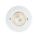 downlight 5068 ECO FLAT BIO round IP40, white matt dimmable