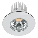 Recessed LED spot DOWNLIGHT A 5068 S IP44, COB, Ø 8cm, 12W 4000K 1100lm 38°, CRi>90, chrome
