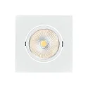 downlight 5068Q ECO FLAT BIO square IP40, white matt dimmable