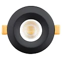 Outdoor LED spot 68 FP IP65, 350mA, 6.6W 4000K 700lm 38°, black matt