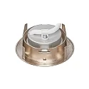 nobilé downlight 5068 ECO DOB round, swivelling IP40, brushed nickel dimmable