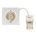 downlight 5068Q ECO DOB square IP40, chrome dimmable