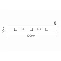 nobilé LED Strip Flexible LED SMD 5050, 12V, 7.2W/m, RED, 500cm