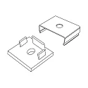 nobilé replacement kit U PROFILE 2 TP/OP, silver, white