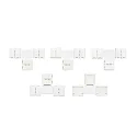 Accessories for Flexible LED SMD 5050/5630 - T-connector, 2-pole, set of 5