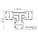 nobilé Accessories for Flexible LED SMD 5050/5630 - T-connector, 2-pole, set of 5