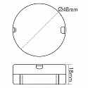 nobilé LED driver with 24V constant voltage EL-9R-24V