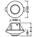 Ledvance sensor DALI-2 SENSOR LS/PD C CI FS1 M digital DALI dimming output