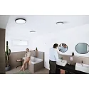 Ledvance wall and ceiling luminaire SMART+ WIFI ORBIS DISC 500MM TW tunable white, controllable via WLAN / WIFI IP44, dimmable