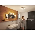 Ledvance wall luminaire SMART+ WIFI ORBIS WALL WAVE 300X300MM TW 4 flames, square, tunable white, controllable via WLAN / WIFI IP44