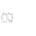 Ledvance wall luminaire SMART+ ORBIS CYLINDRO 200X127MM TW tunable white, controllable via WLAN / WIFI IP20, dimmable