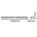 Ledvance damp-proof luminaire DAMP PROOF COMP 1500 V 50W 840 IP66 PS IP66