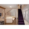 Ledvance SMART+ WIFI DECOR SWAN CEILING TW 4 flames, tunable white, controllable via WLAN / WIFI, dimmable