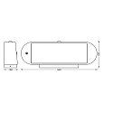 Ledvance solar wall luminaire ENDURA STYLE SOLAR OVAL WALL SEN840 with sensor