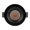 Ledvance downlight SP FIX P 8W 930 PS DIM IP44 BK rigid, with switch, multipower, set back IP44/IP20, black