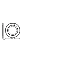 Ledvance cover SP CBO RING ADJ ROUND BK round, adjustable