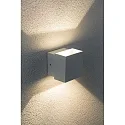 Paulmann Paulmann Wall luminaire LED Cybo square, 2x3W, 10x10cm, white