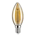 Paulmann Paulmann LED Vintage Candle, 2W, E14, gold, gold light