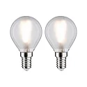 filament lamp drop P45 set of 2 E14 3W 250lm 2700K CRI >80 