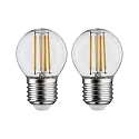 Paulmann filament lamp drop P45 set of 2 E27 5W 470lm 2700K CRI >80 