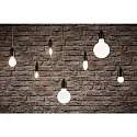 Paulmann LED Filament Drop lamp P45, 230V, E14, 4.8W 2700K 470lm, dimmable, glass clear