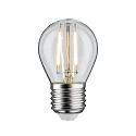 LED Filament Drop lamp P45, 230V, E27, 4.8W 6500K 470lm, dimmable, glass clear