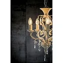 Paulmann LED Filament Candle Lamp turned, 230V, E14, 2.6W 2500K 260lm, gold glass clear