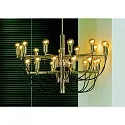 Paulmann LED Filament Drop Lamp P45, 230V, E27, 2.6W 2500K 260lm, gold glass clear