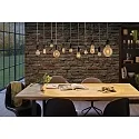 Paulmann LED Filament Drop Lamp P45, 230V, E27, 2.6W 2500K 260lm, gold glass clear