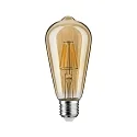 Paulmann LED Filament Edison Lamp ST64, 230V, E27, 6.5W 2500K 680lm, gold glass clear