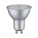 LED Reflector lamp, 230V, GU10,  7W 2700K 460lm 900cd 36°, dimmable, chrome matt