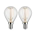 filament lamp drop FILAMENT P45 set of 2, switchable E14 2,7W 250lm 2700K CRI >80 