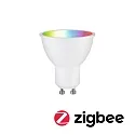 Paulmann WIFI LED Smart light bulb RGBW ZigBee controllable GU10 4,8W 350lm 2200-6500K 38° CRI 80-89 dimmable