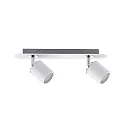 Paulmann Spot Tube 2 flames white/chrome, excl. Lamp, max. 10W GU10