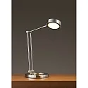 Paulmann LED Table lamp ZED LED Desk lamp, 6,7W, 230/12V, brushed iron