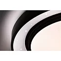 Paulmann wall and ceiling luminaire RAINBOW DYNAMIC large, tunable white, RGB IP20, black, white dimmable