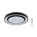 Paulmann wall and ceiling luminaire RAINBOW DYNAMIC large, tunable white, RGB IP20, black, white dimmable