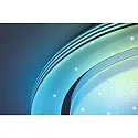 Paulmann wall and ceiling luminaire RAINBOW DYNAMIC small, tunable white, RGB IP20, chrome, white dimmable