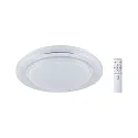 Paulmann wall and ceiling luminaire RAINBOW DYNAMIC small, tunable white, RGB IP20, chrome, white dimmable
